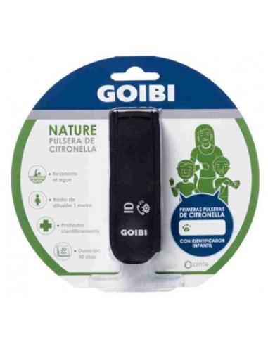 GOIBI PULSERA CITRONELLA NEGRA
