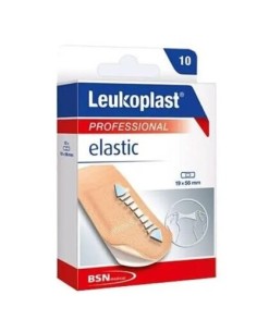 LEUKOPLAST ELASTIC 19MM X 56MM 10 UNDS