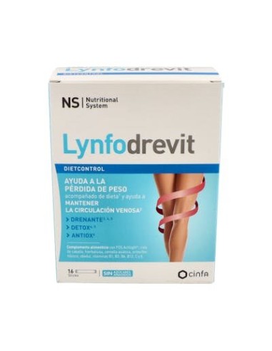 NS DIETCONTROL LYNFODREVIT 16 STICKS