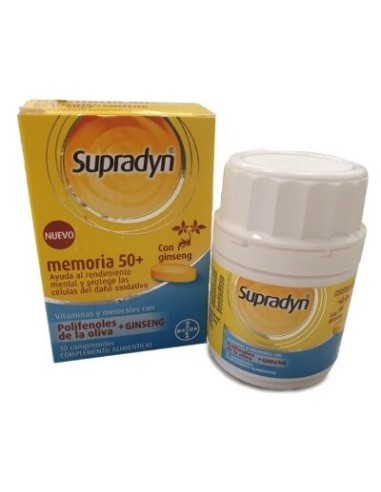 SUPRADYN MEMORIA 50+ 30 COMPRIMIDOS