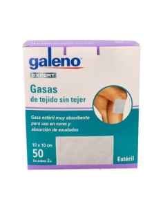 GALENO GASA ESTERIL S/TEJER 10x10CM 50U