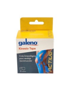 GALENO KINESIO TAPE AZUL 5 M X 5 CM