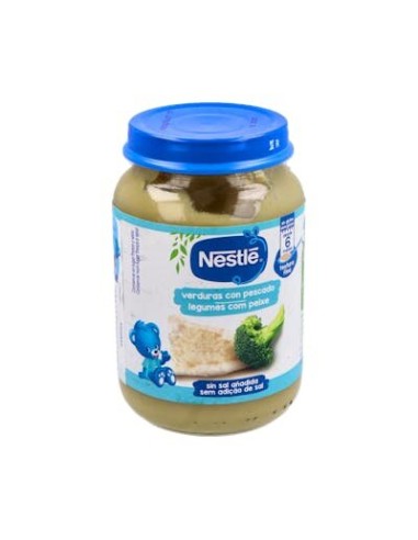 NESTLE VERDURAS PESCADO TARRO 190 GR
