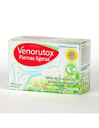 VENORUTOX PIERNAS LIGERAS 20 SOBRES