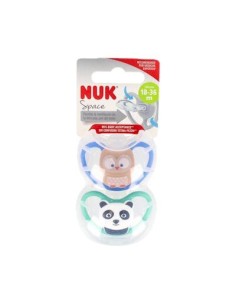 CHUPETE NUK SPACE LEON 18-16 SILI 2 UN