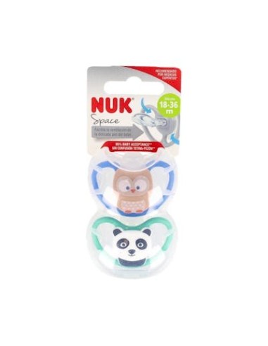 CHUPETE NUK SPACE LEON 18-16 SILI 2 UN
