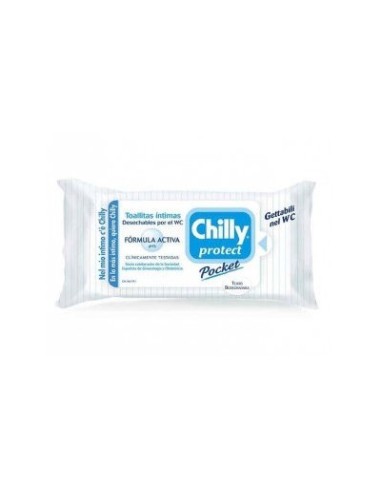 CHILLY PROTECT POCKET 12 TOALLITAS INTI
