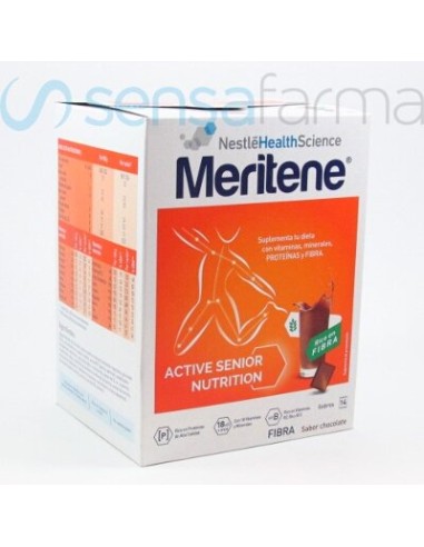 MERITENE ACTIVE SENIOR FIBRA CHOCOLA 14S