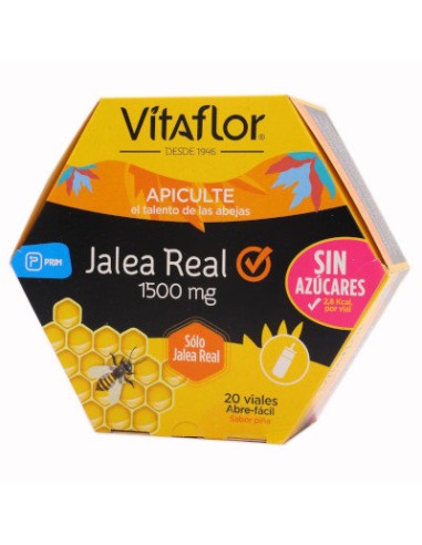VITAFLOR JALEA REAL SIN AZUCARES 1500 MG