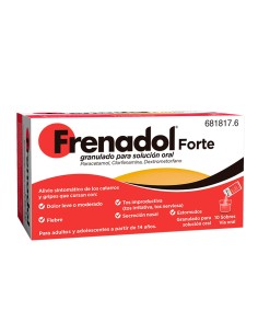 FRENADOL® Forte Antigripal, Vía Oral, 10 sobres 2