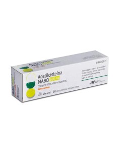 Acetilcisteina Mabo 600 mg Sabor Naranja, 20 comprimidos Efervescentes 2