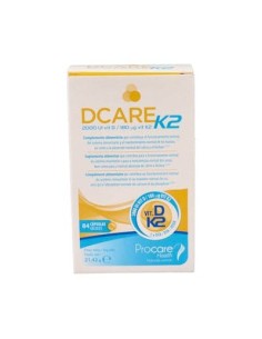 DCARE K2 2000 IU VITAMINA D3 84 CAPS