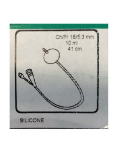SONDA VESICAL SILICON FOLYSIL BALON CH16