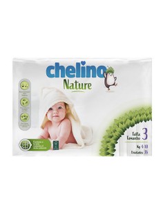 PAÑAL INFAN CHELINO NATURE T3 4-10KG 36U
