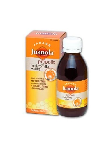 JUANOLA JARABE PROPOLIS MIEL TOMILLO 140