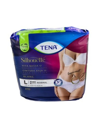 TENA SILHOUETTE C. BAJA BLANCO TG 10 UD