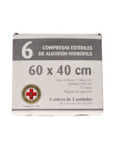 GASA ESTERIL ALGOD GRAN CRUZ 17 HILOS 6U