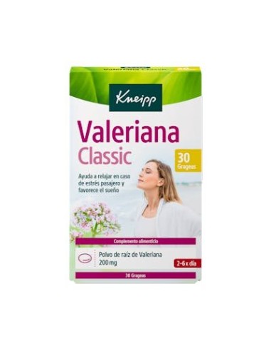 KNEIPP VALERIANA CLASSIC 30 GRAGEAS