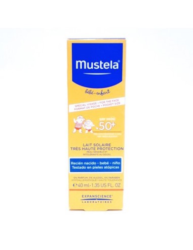 MUSTELA LECHE SOLAR PROTEC SPF50 40ML