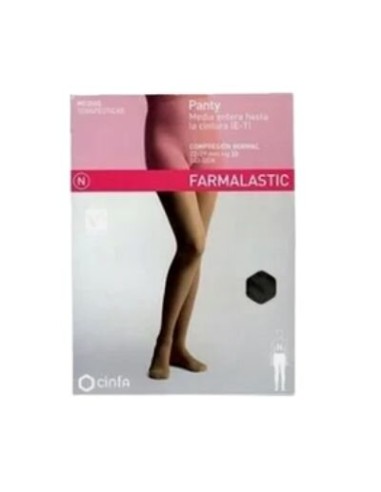 PANTY FARMALASTIC CN MODELADOR NEGRO T/M