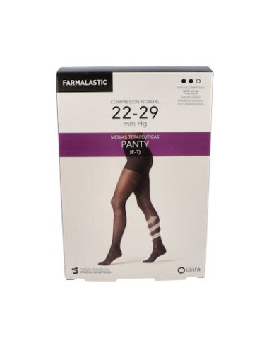 PANTY FARMALASTIC NEGRO T/GDE