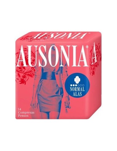 COMPRESAS AUSONIA AIR DRY ALAS NORMAL 14