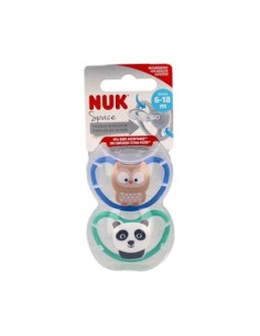 CHUPETE NUK SPACE LEON 6-18 SILI 2 UN