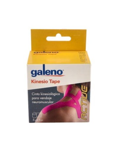 GALENO KINESIO TAPE ROSA 5 M X 5 CM