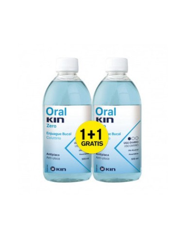 ORALKIN ZERO ENJUAGUE 500ML 2X1