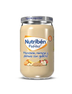 NUTRIBEN MANZN NARANJ PLTN Y GALLET 235G