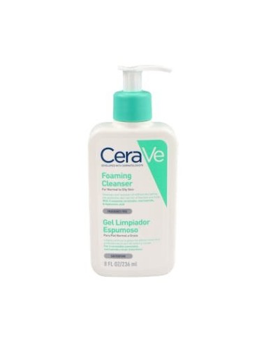 CERAVE GEL LIMPIADOR ESPUMOSO 236ML