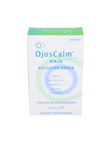 OJOSCALM SOLUCION UNICA VIAJE 2 X 60ML