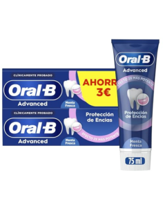 ORAL B ADVANCED PROTE ENCIAS PAST 2X75ML