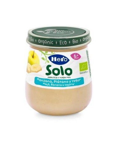 HERO BABY SOLO MANZ PLAT Y YOGUR 120 G