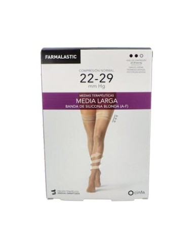 MEDIA LARGA FARMALASTIC CAMEL BLONDA EG