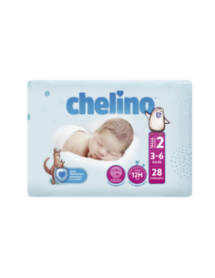 PAÑAL CHELINO INFANTIL T.2 3+6 KG 28 UNI