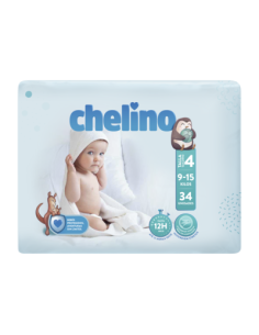 PAÑAL CHELINO INFANTIL T.4 9-15KG 34 UNI
