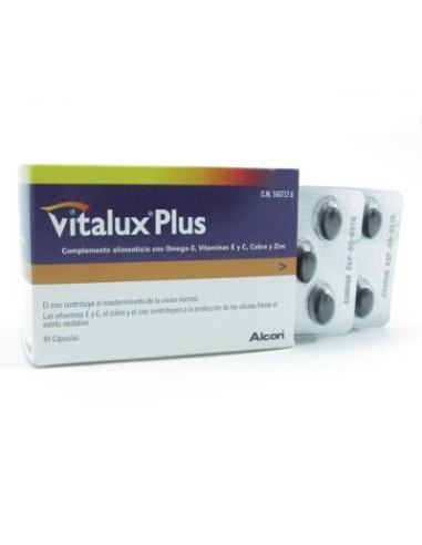 VITALUX PLUS 84 CAPSULAS GELATINA BLANDA