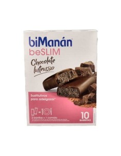 BIMANAN CHOCO INTENSO 10 BARRITAS