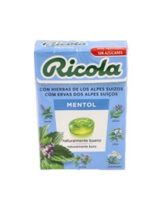 RICOLA CARAMELOS S/A MENTOL 50 GRS