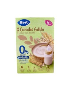 HERO BABY PAP 8 CEREAL GALL EST 340 GRS