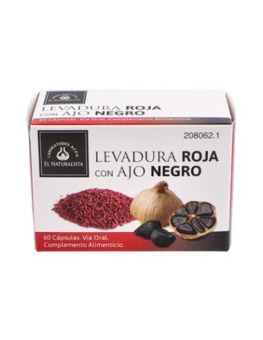 EL NATURALISTA LEVAD ARROZ+AJO NEG 60CAP