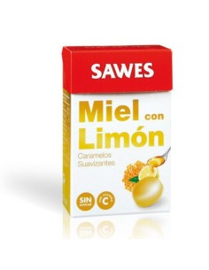 SAWES CARAMELOS MIEL LIMON S/AZUCAR BOLS