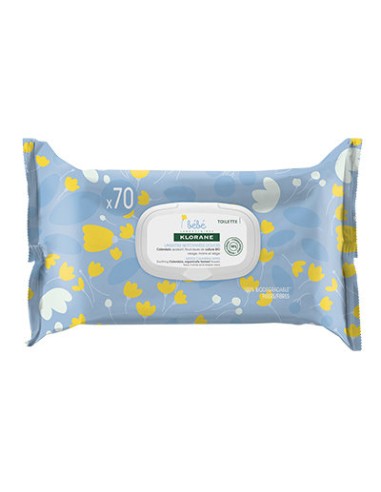 KLORANE TOALLITAS BEBE 70 UD