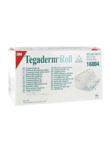 3M TEGADERM ROLL 10 X 10 CM 1 UD