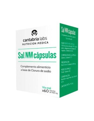 SAL NM 60 CAPS 1000MG CLORURO SODIO