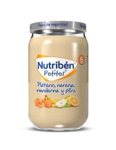 NUTRIBEN POT MANZ NARANJ PLAT PERA 235G
