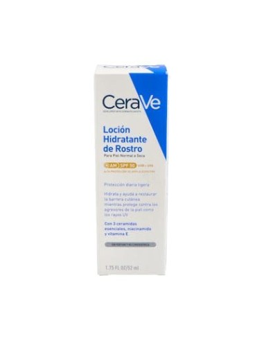 CERAVE LOCION HIDRAT ROSTRO SPF50 52 ML