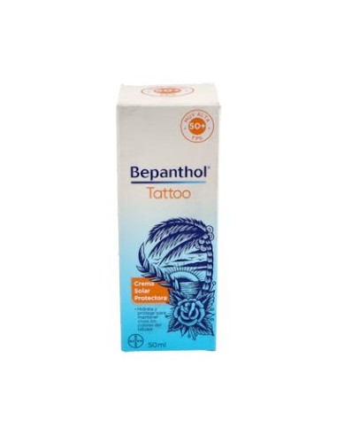 BEPANTHOL TATTOO CREMA SOLAR SPF50 50ML