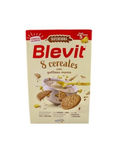 BLEVIT SUPER FIBRA 8 CEREAL GALLETA 500G